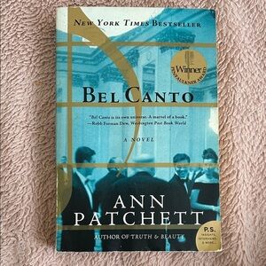Bel Canto Novel by Ann Patchett - Blue and Gold Cover